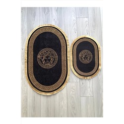 YTR HOME Kaymaz Taban Yıkabilir Toz Leke Tutmaz 2li Set Banyo Paspas Takımı Pbanyoseti2
