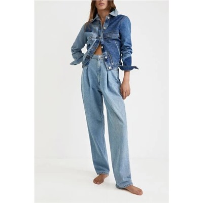 Vaquero loose pinzas upcycling