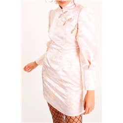 Vestido evasé Rosa empolvado