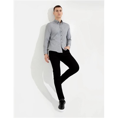 Haki Slim Fit Oxford Gömlek