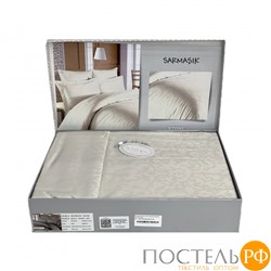 Постельное белье Karven жаккард евро Sarmasik Stone