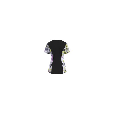 Cherokee Infinity Scrubs Tropical Tendencies Antimicrobial Print Top