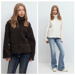 Классная стильная детская куртка из искусственного меха Gin*a Trico*t , экспорт