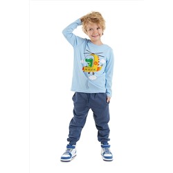 DenokidsHelikopter Erkek Çocuk T-shirt Pantolon Takım
