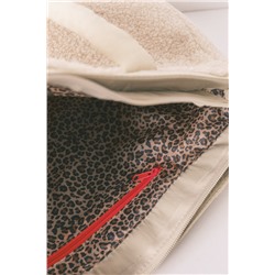 Bolso grande acolchado beige Snoopy