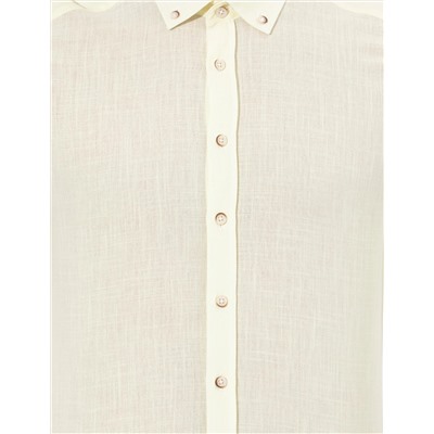 Sarı Slim Fit Uzun Kollu Gömlek