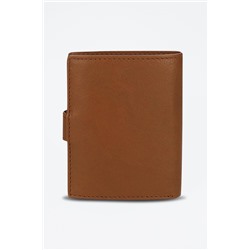 Cartera de piel Striking Marrón