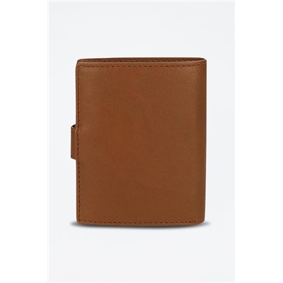 Cartera de piel Striking Marrón