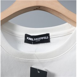 Повседневная хлопковая футболка KARL LAGERFEL*D ОРИГИНАЛ!