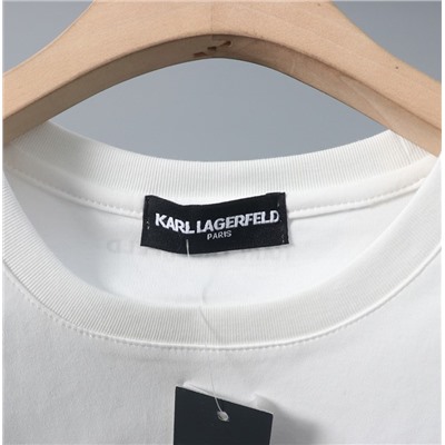 Повседневная хлопковая футболка KARL LAGERFEL*D ОРИГИНАЛ!