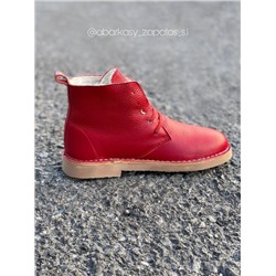 Ab.Zapatos 4619/2 granate+PELLE · NIU·ROJO