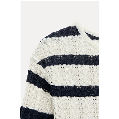 BIAS CUT POINTELLE T-SHIRT