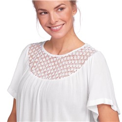 Damen Bluse in Crepp-Optik