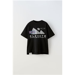 REFLECTIVE PRINT T-SHIRT