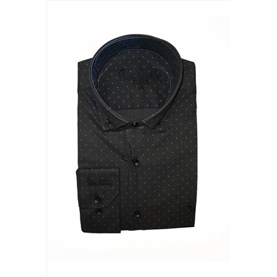 Pierre Cardin Desenli Slim Fit Uzun Kollu Gömlek 253500-10