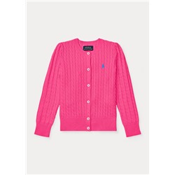Girls 2-6x Mini-Cable Cotton Cardigan