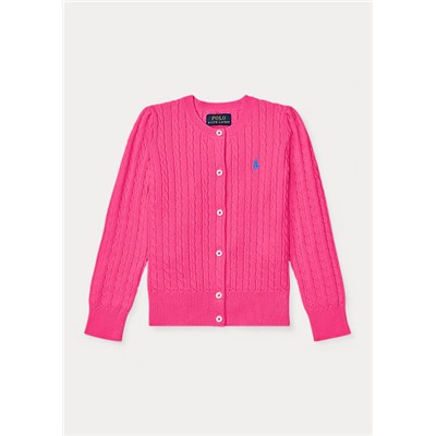 Girls 2-6x Mini-Cable Cotton Cardigan