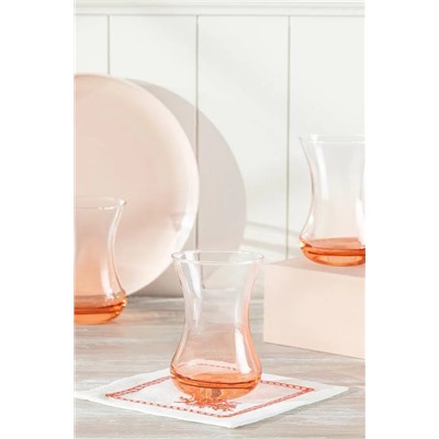 Lavem-Orange World 6'lı Çay Bardağı Seti