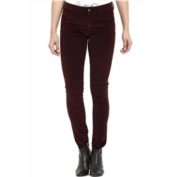 Lee Cooper Kadın Jamy Nd 1 Skinny Highrise Fit Pantolon Bordo 181 LCF 221001