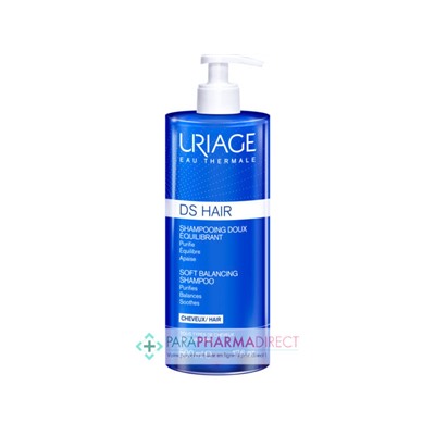 Uriage DS Hair Shampooing Doux Equilibrant Tous Types de Cheveux 500ml