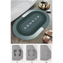 Karadağ Sihirli Su Emici Banyo Paspası Kaymaz Tabanlı Ayak Havlusu 40x60 3,5 Mm BNYPSPS