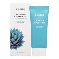 L.SANIC Collagen &amp; Agave Concentrated Sleeping Mask Концентрированная ночная маска с коллагеном и агавой 60мл