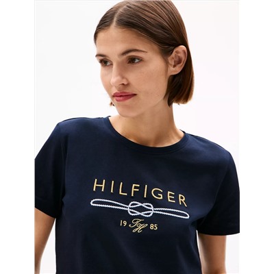 Hilfiger Nautical Rope Logo T-Shirt