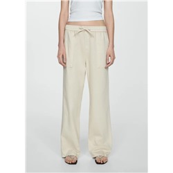 Pantalón algodón cintura elástica