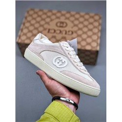 Кроссовки Gucc*i Interlocking G Suede Sneaker серии G74 140225