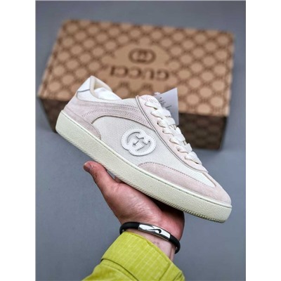 Кроссовки Gucc*i Interlocking G Suede Sneaker серии G74 140225