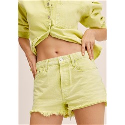 Short vaquero tiro medio -  Mujer | MANGO OUTLET Melilla