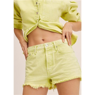 Short vaquero tiro medio -  Mujer | MANGO OUTLET Melilla
