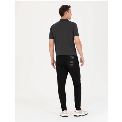 Siyah New Slim Fit Eşofman Altı