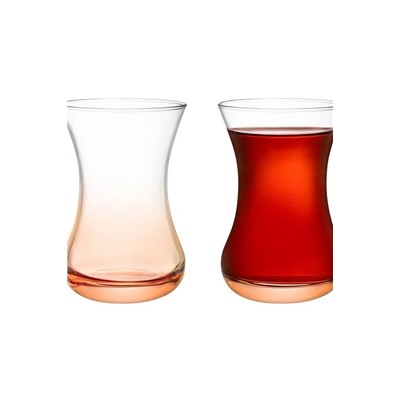 Lavem-Orange World 6'lı Çay Bardağı Seti