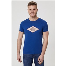 Lee Cooper Erkek Cruz O Yaka T-Shirt Gece Mavisi 212 LCM 242011