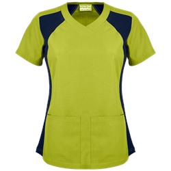 Butter-Soft Scrubs by UA™ V-Neck Top with Knit Side Inserts