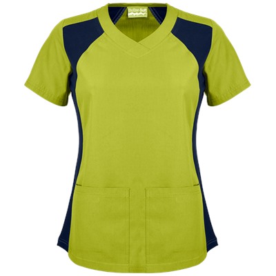Butter-Soft Scrubs by UA™ V-Neck Top with Knit Side Inserts