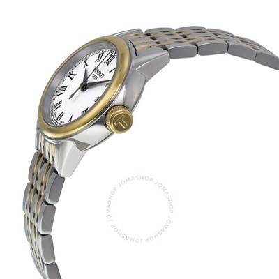 Tissot  Carson White Dial Two-tone Ladies Watch T0852102201300 Item No. T085.210.22.013.00