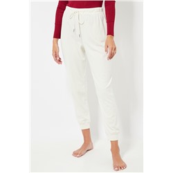 Pantalón de pijama polar - Blanco