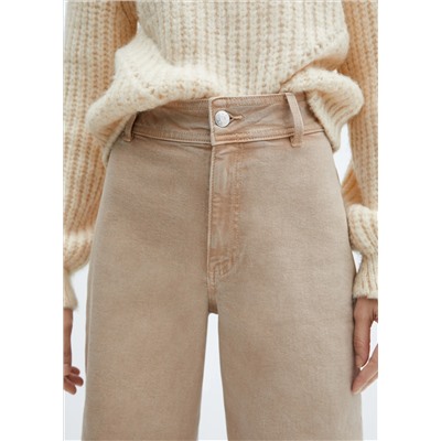 Jeans Catherin culotte tiro alto