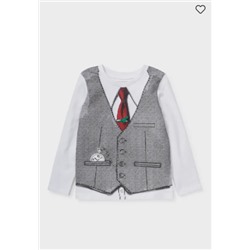Langarmshirt - 2-in-1-Look