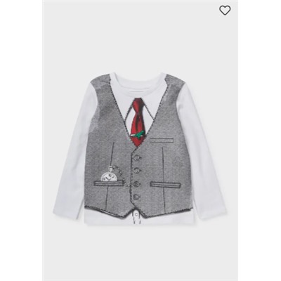 Langarmshirt - 2-in-1-Look