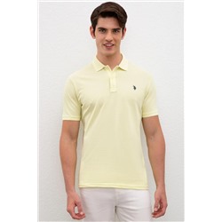 Erkek Su Yeşili Basic Polo Yaka Tişört