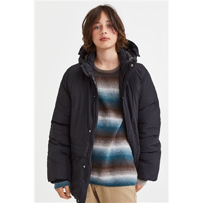 Wattierter Nylonparka