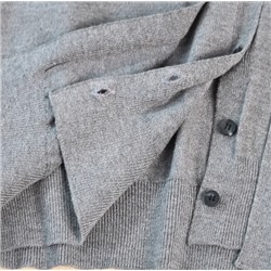 Женская имитация двухсекционного кардигана с воротником на пуговицах  CO*S