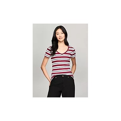 Stripe V-Neck Favorite T-Shirt