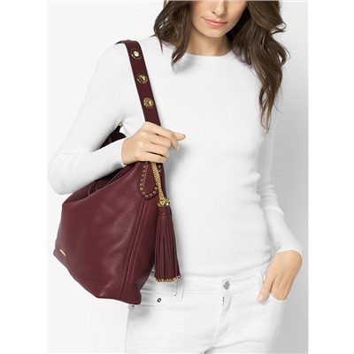 MICHAEL MICHAEL KORS Brooklyn Large Leather Shoulder Bag