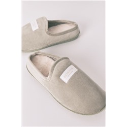 Zapatillas casa velour verde