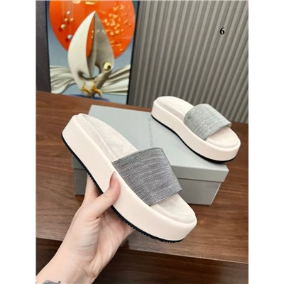 Женские шлепки на платформе Brunell*o Cucinell*i 🤩   Реплика 1:1