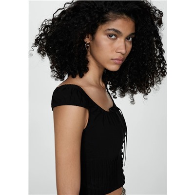 Top crop botones